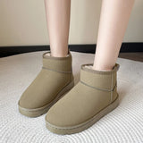 LOURDASPREC- Australian Round Toe Flat Heel Snow Boots