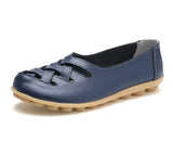 LOURDASPREC- Eco-Friendly Slip-On Leather Women’s Ballet Flats