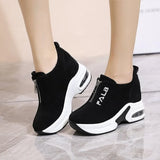 LOURDASPREC- Platform Sneakers: Casual Wedge Summer Trainers