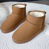 LOURDASPREC- Australian Round Toe Flat Heel Snow Boots