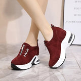 LOURDASPREC- Platform Sneakers: Casual Wedge Summer Trainers