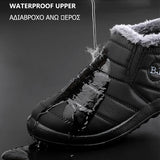 LOURDASPREC- Eco-Friendly Slip-On Waterproof Snow Boots