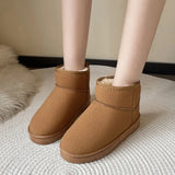 LOURDASPREC- Australian Round Toe Flat Heel Snow Boots