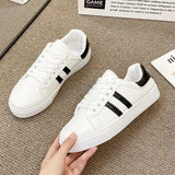 LOURDASPREC- New Spring/Autumn Anti-Slip Casual White Flat Sneakers