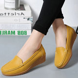 LOURDASPREC- Eco-Friendly Soft Leather Heeled Loafers