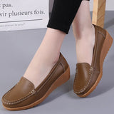 LOURDASPREC- Eco-Friendly Soft Leather Heeled Loafers