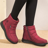 LOURDASPREC- Waterproof Black Ankle Snow Boots