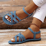 LOURDASPREC- Flat Roman Strap Sandals