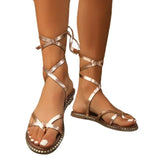 LOURDASPREC- Eco Beach Style Flat Sandals