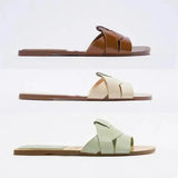 LOURDASPREC- Designer Woven Flat Slippers