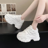 LOURDASPREC-WOMEN'S SHOES CASUAL SHOES VERSATILE SHOES Most Popular White Platform Sneakers