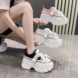 LOURDASPREC-WOMEN'S SHOES CASUAL SHOES VERSATILE SHOES Platform White Chunky Sneakers