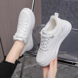 LOURDASPREC-WOMEN'S SHOES CASUAL SHOES VERSATILE SHOES White Sneakers Women Platform