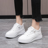 LOURDASPREC-WOMEN'S SHOES CASUAL SHOES VERSATILE SHOES White Sneakers Women Platform