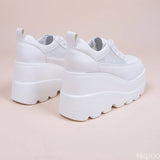 LOURDASPREC-WOMEN'S SHOES CASUAL SHOES VERSATILE SHOES White Sneakers Women's Platform