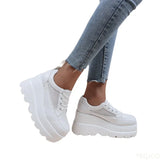 LOURDASPREC-WOMEN'S SHOES CASUAL SHOES VERSATILE SHOES White Sneakers Women's Platform