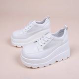 LOURDASPREC-WOMEN'S SHOES CASUAL SHOES VERSATILE SHOES White Sneakers Women's Platform