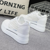 LOURDASPREC-WOMEN'S SHOES CASUAL SHOES VERSATILE SHOES White Womens Platform Sneakers