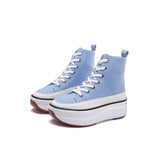 Christmas Gift New Comfortable Breathable Women Canvas Shoes Fashion Trend Platform Shoes High Quality Thick Bottom Vulcanized Shoes Women