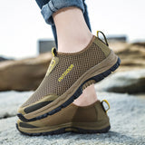 LOURDASPREC-Graduation Gift - Mesh Men Casual Shoes Summer Outdoor Water Sneakers Men Trainers Non-slip Climbing Hiking Shoes Breathable Men's Treking Shoe