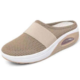 New Women Shoes Casual Non-slip Platform Sandals For Women Breathable Mesh Orthopedic Diabetic Walking Outdoor Walking Slippers