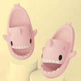 Shark Summer Women Children's Slippers Rainbow ShoesOutdoor EVA Cartoon Print Cute Flat Heels Beach Parent-child Sandals