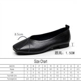 Christmas Gift flat shoes  2022 new autumn genuine leather women flat shoes onon-slip Plus Size 35-43 Women casual shoes