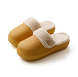 Christmas Gift New Plush Home cotton slippers Women's Indoor Warm Slippers Thick Bottom Winter Home Comfort slippers Warm shoes