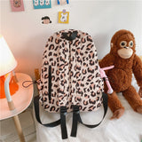 Graduation Gift Big Sale 2022 Large Capacity Waterproof Fashion Nylon Women Backpack Female Leopard Print Travel Computer Bags College Girls School Bag