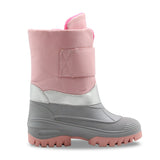 Christmas Gift Kids Winter Snow Boots Pink Warm Shoes Thicken Footwear Rubber Sole Zip For Children Kid's Outdoor Girls Plus Velvet Waterproof