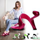 Christmas Gift Women Open The Toe Cut Out Strange High Heel Gladiator Sandals Fashion Sexy Snake Shape Bottomless Shoes WYP 160405