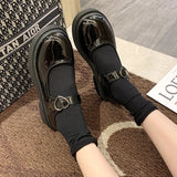 Christmas Gift Mary Janes Shoes Women Student Lolita Shoes College Girl Shoes Commuter Uniform Shoes Women Flats 2021 Autumn zapatos mujer