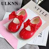 Christmas Gift  Baby Girls Cute Bow Multi-Purpose Shoes 2021 New Korean Version Princess Shoes-Style Leather Dance Shoes