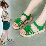Christmas Gift Girls Sandals 2021 Summer New Children's Fashion Soft Bottom Princess Shoes Little Girl Baby Shoes Wild Style