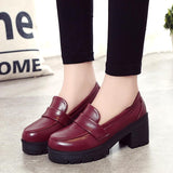 Christmas Gift Japanese High School Student Shoes Girly Girl Lolita Shoes Cospaly Shoes JK Uniform PU Leather Loafers Casual Shoes