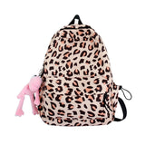 Graduation Gift Big Sale 2022 Large Capacity Waterproof Fashion Nylon Women Backpack Female Leopard Print Travel Computer Bags College Girls School Bag