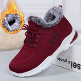 Christmas Gift Winter Snow Boots for Women Sneakers Chunky Warm Vulcanized Shoes Woman Flats Non-slip Cotton Boot Mom Casual Running Shoe