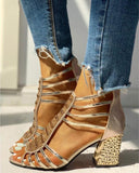 Lourdasprec Woman Sandals Shoes Sandalias Mujer 2020 Summer Style Wedges Pumps High Heels Slip on Bling Fashion Gladiator Shoes Women B405