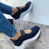 Christmas Gift Women Sneakers Platform Sandals Solid Mesh Cut Out Women's Shoes Casual 2021 New Fashion Plus Size Thick Bottom Ladies Sneakers