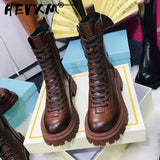 Lourdasprec 2022 Boots Women Shoes for Winter Boots Fashion Shoes Woman Casual Autumn Leather Botas Mujer Female Ankle Boots Women