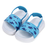 Graduation Gift Big Sale  Boys Slides Sandals Toddler Slip On Lightweight Beach/Pool Summer Baby Slippers with Back Strap For Kids