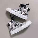 Lourdasprec 2022 Gothic Anime Zapatillas Mujer Fashion Cool Girl Canvas Sneakers Japanese Style Cartoon Women's Espadrilles Casual Ladies Shoes