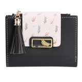 Graduation Gift Big Sale Fashion Women's Wallets Tassel Short Wallet for Woman Mini Coin Purse Ladies Clutch Small Wallet Female Pu Leather Card Holder
