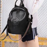 Graduation Gift Big Sale 2022 Women Travel Leather Backpack Real Cowhide Backpack Female Bag High Quality Genuine Leather Bag Student Bag Schoolbag Bag