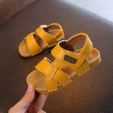 Christmas Gift Boys sandalies children's sandals boys stitching simple soft bottom sandals girls baby beach shoes tide 2021 summer new