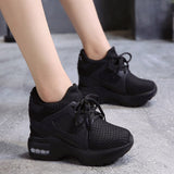 shoes woman sneakers platform sneakers Ladies Shoes sneaker Women Shoes red Breathable mesh womens Ladies Casual Shoes wedge
