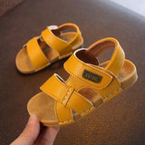 Christmas Gift Boys sandalies children's sandals boys stitching simple soft bottom sandals girls baby beach shoes tide 2021 summer new