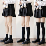Lourdasprec 1 Pair Lolita Style Japanese Lovely Woman JK Over Knee Thigh High Socks Autumn Winter Sweet Cotton Princess Socks High Quality