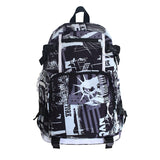 Graduation Gift Big Sale  Harajuku Girl Male School Bag Female Graffiti Print Men Backpack Women Book Boy Bag Nylon Ladies Fashion Laptop Backpack Student LL18