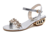 2022 New women shoes slippers summer beach sandals Fashion women Rhinestone outdoor slippers flip flops shoes women mujer